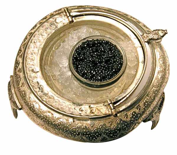 Caviar Beluga en caviarera de plata