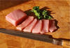 Corte de bonito para sashimi