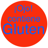 Aviso contiene gluten