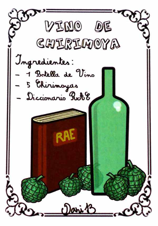 Vino de chirimoyas