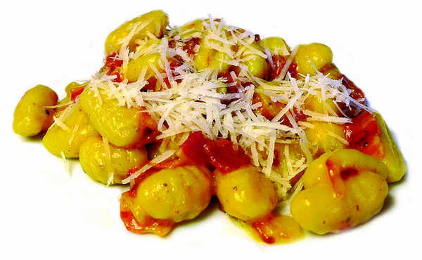 Gnocchi carbonara