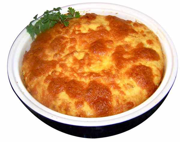 Soufflé de anguilas