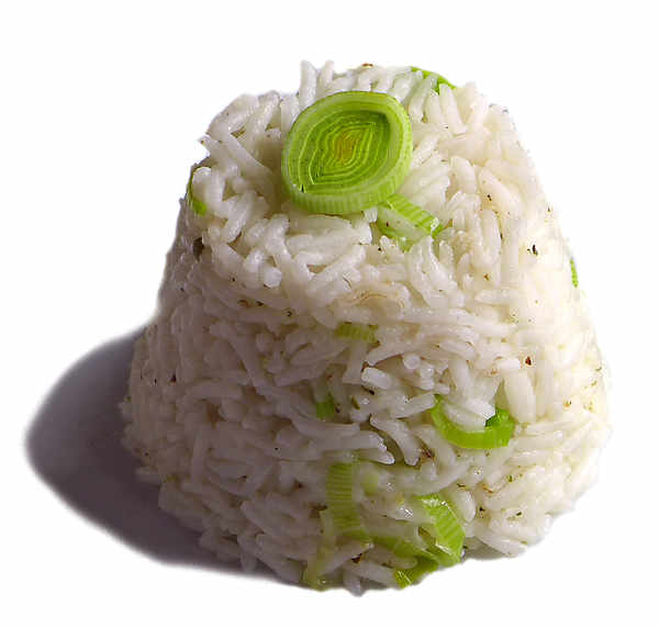 Arroz Basmati con puerro