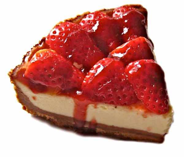 Tarta de queso del Cebreiro con fresas salvajes