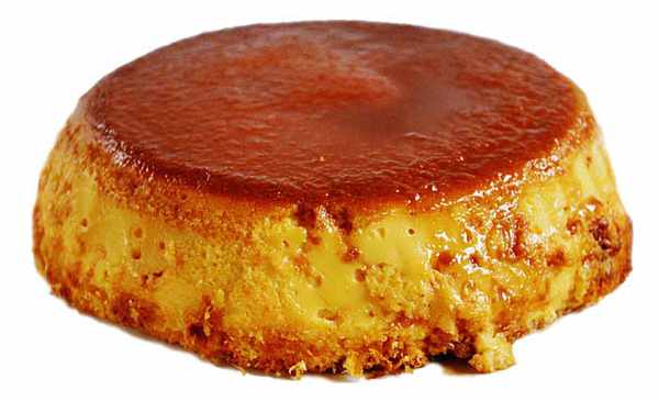 Flan de naranja