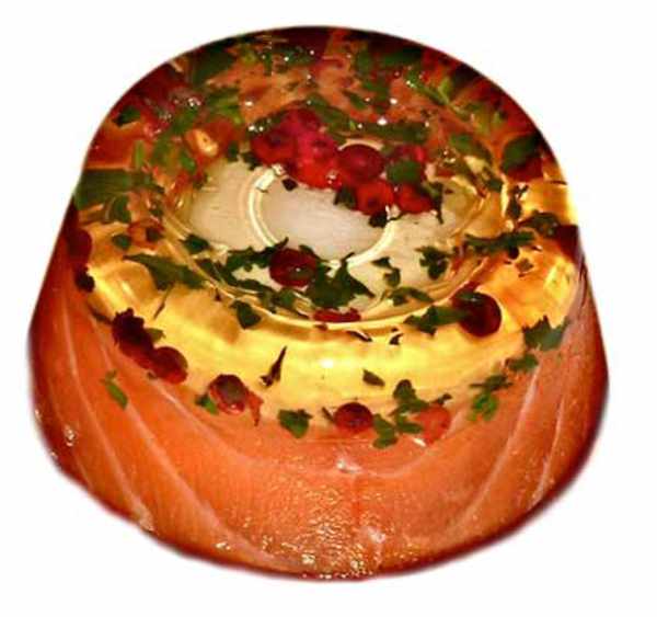 Aspic de salmón