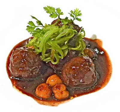 Albóndigas de cerdo ibérico