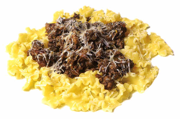 Mafalde corte con ragú bolognese