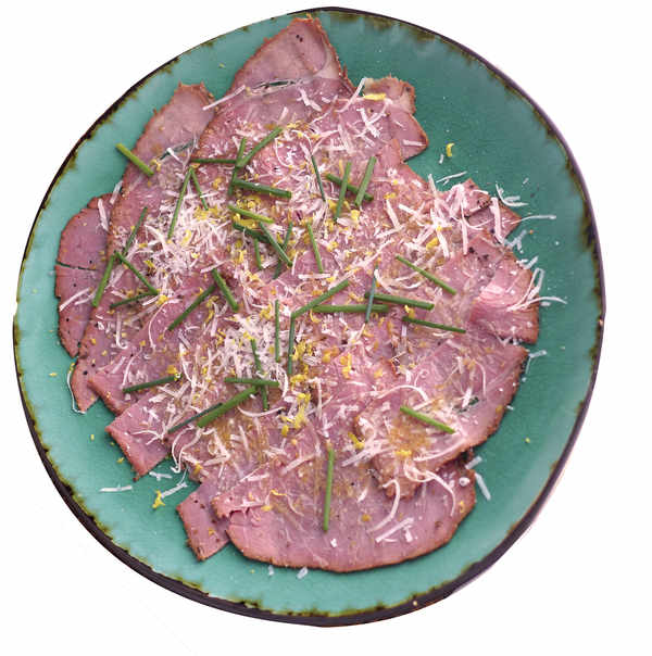 Carpaccio de pastrami