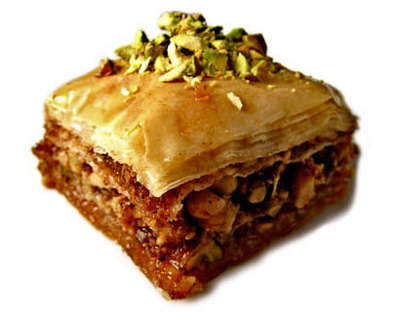 Baklava de pistachos