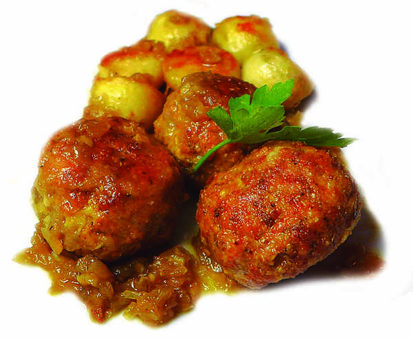 Albóndigas moras en su salsa