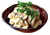 Ensalada César de champiñones con zanahoria