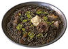 Arroz negro con pollo