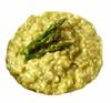 Arroz con espárragos tipo risotto