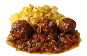 Albóndigas con mole