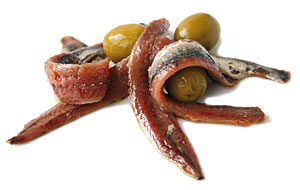 Anchoas listas para comer