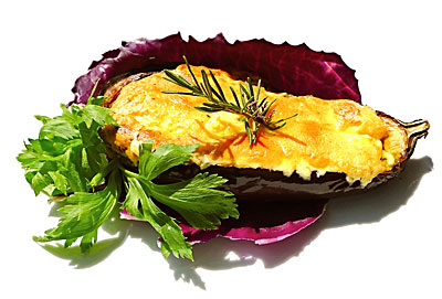 Berenjena gratinada