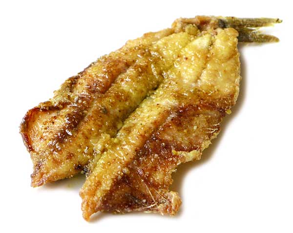 Bocarte abierto y frito con harina de garbanzos