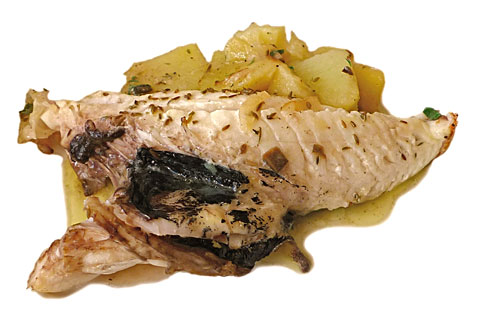 Cabra al horno emplatada