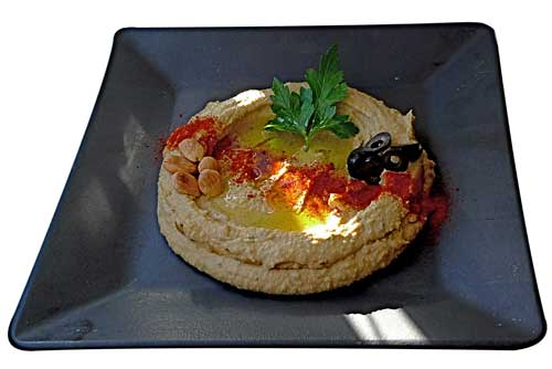 Plato de hummus