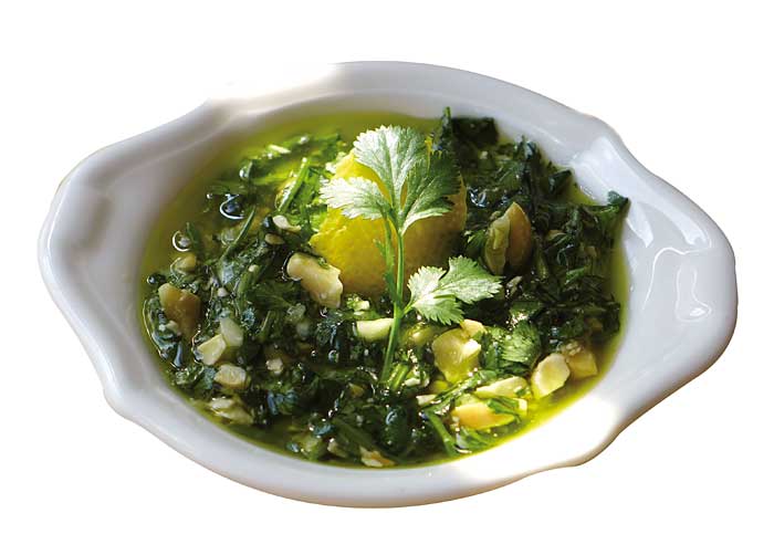 Mojo de cilantro