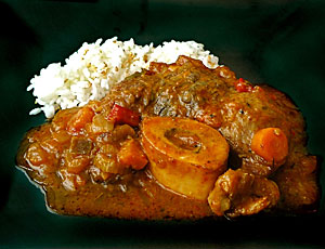 Receta de carne. Ossobuco