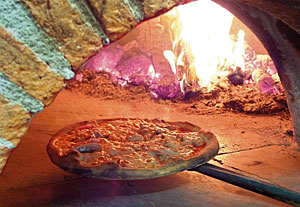 Pizza en el horno