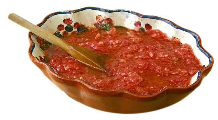 Tomate estrujado