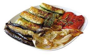 Verduras a la parrilla